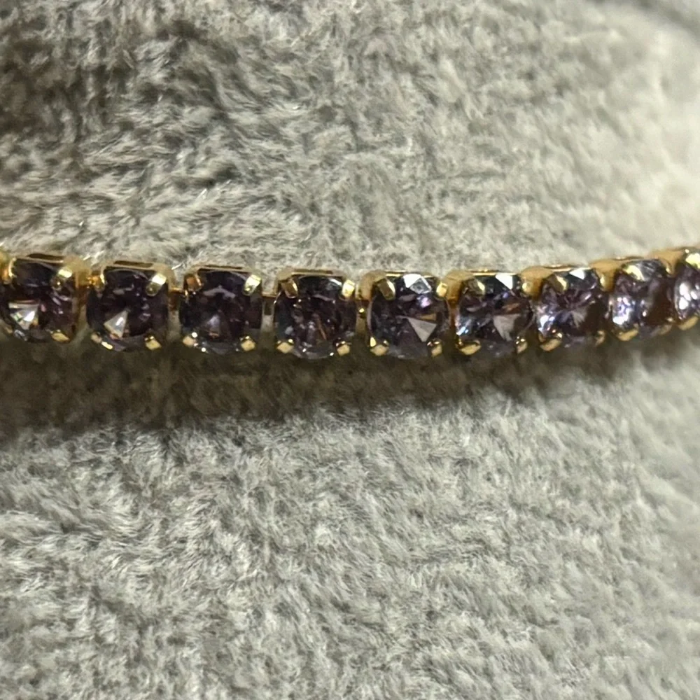 NWT Lavender Stone Tennis Bracelet - Picture 4 of 6